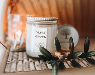 olive grove straight sided jar